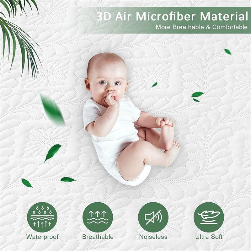 Waterproof Thicken Mattress Pad Protector Breathable Durable Fitted Sheet Bed Cover Quilted Embossed 150x200 180x200 160x200