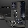 Custodia di Lusso in Pelle di Pecora per Motorola Signature Edge 70 Pro Fusion+ Ultra 60 s 50 G67 G57 Power G86 G56 Copertura con Supporto ad Anello Magnetico