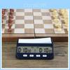 Chess Timer Electronic Abs Waterproof Stopwatch With Pause Function For Board Game Enthusiasts