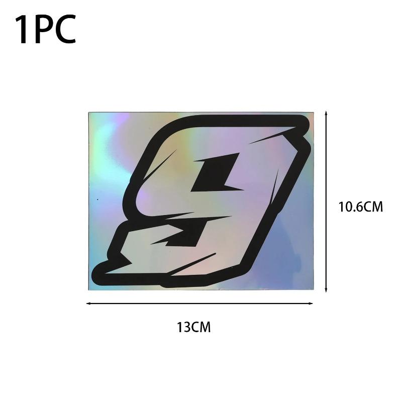 

8Types Arabic Numerals Vinyl Sticker Laser Number Motorcycle Sticker for Helmet Scooter Fuel Tank Front Fairing Sticker Parts