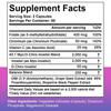 Inositol Dietary Supplement, With Vitamin C, Black Pepper Extract, Folate, 120 Capsules