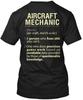 Aircraft Mechanic T Shirt Made In the USA Size S To 5XL
