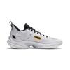 New LINING Super Light 2024 Basketball Shoes Men Low Top Standard White/Black ABAU011-1