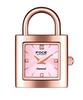 Pocheleidi Women'S Lock Strap Watch Chain Bracelet + Necklace 3-Way Package Fm2201Prg