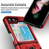 Samsung Z Flip6 Protective Case with Ring Holder - Full Coverage