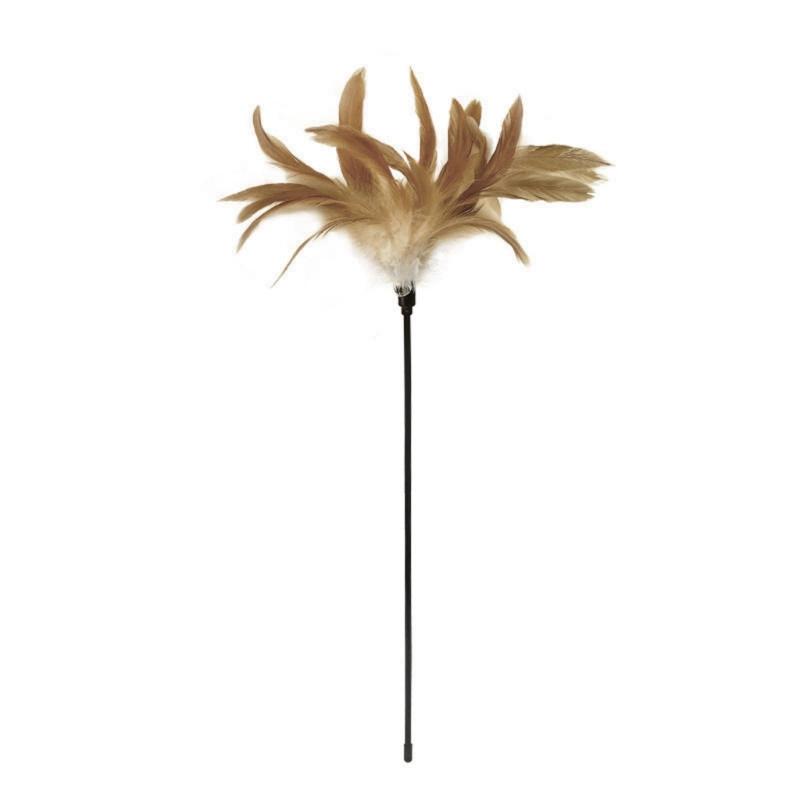 Feder Kätzchen Quaste Spielzeug Kätzchen Lustig Bunte Stange Katze Stab Spielzeug Haustier Katze Spielzeug Interaktiver Stock Haustier Katze Jagd Zubehör