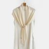 Solid Color Mesh Shawl 190×60cm Air-Conditioning Shawl  Spring Summer for Women