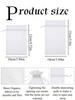 100PCS Premium Sheer Organza White Bags  Wedding Favor Bags Jewelry Gift Bags for Party, Christmas, Festival, Bathroom Soaps Bag