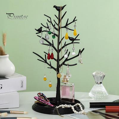 Portagioielli Organizzatore Design a forma di albero Supporto per collana con base stabile staccabile senza grovigli