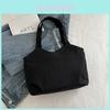 Canvas Tote Bag For Women With Large Capacity And Solid Color Design For Daily Use