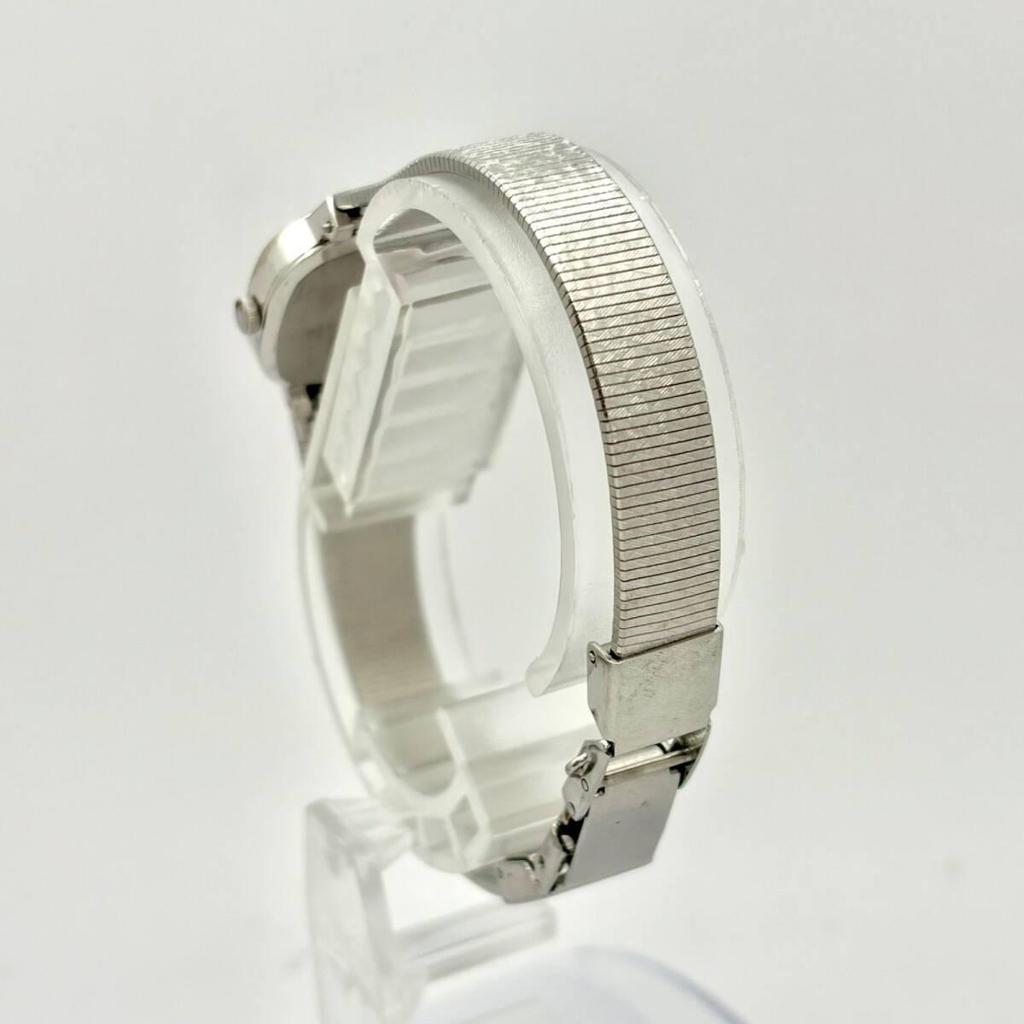 [New Battery] SEIKO Seiko Ladies Watch Silver Square 1221-5520 530026