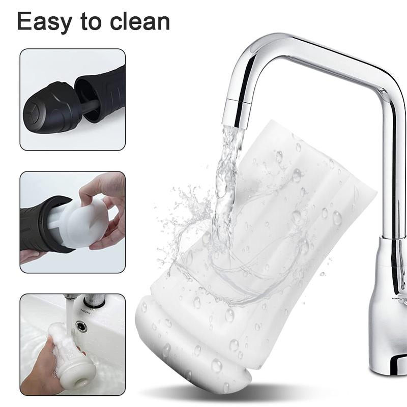 Automatic Male Masturbator Vibration Blowjob Sucking Machine Silicone Vagina Masturbation Cup Sex Toys Adult Goods for Men