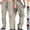 Tactical Pants for Men Lightweight Multi Pockets Army Cargo Work Pants Men's Outdoor Treking Hiking Pants Casual Loose-Fitting Trousers