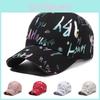 Colorful Baseball Graffiti Cap Adjustable Peaked Caps Outdoor Breathable Hat