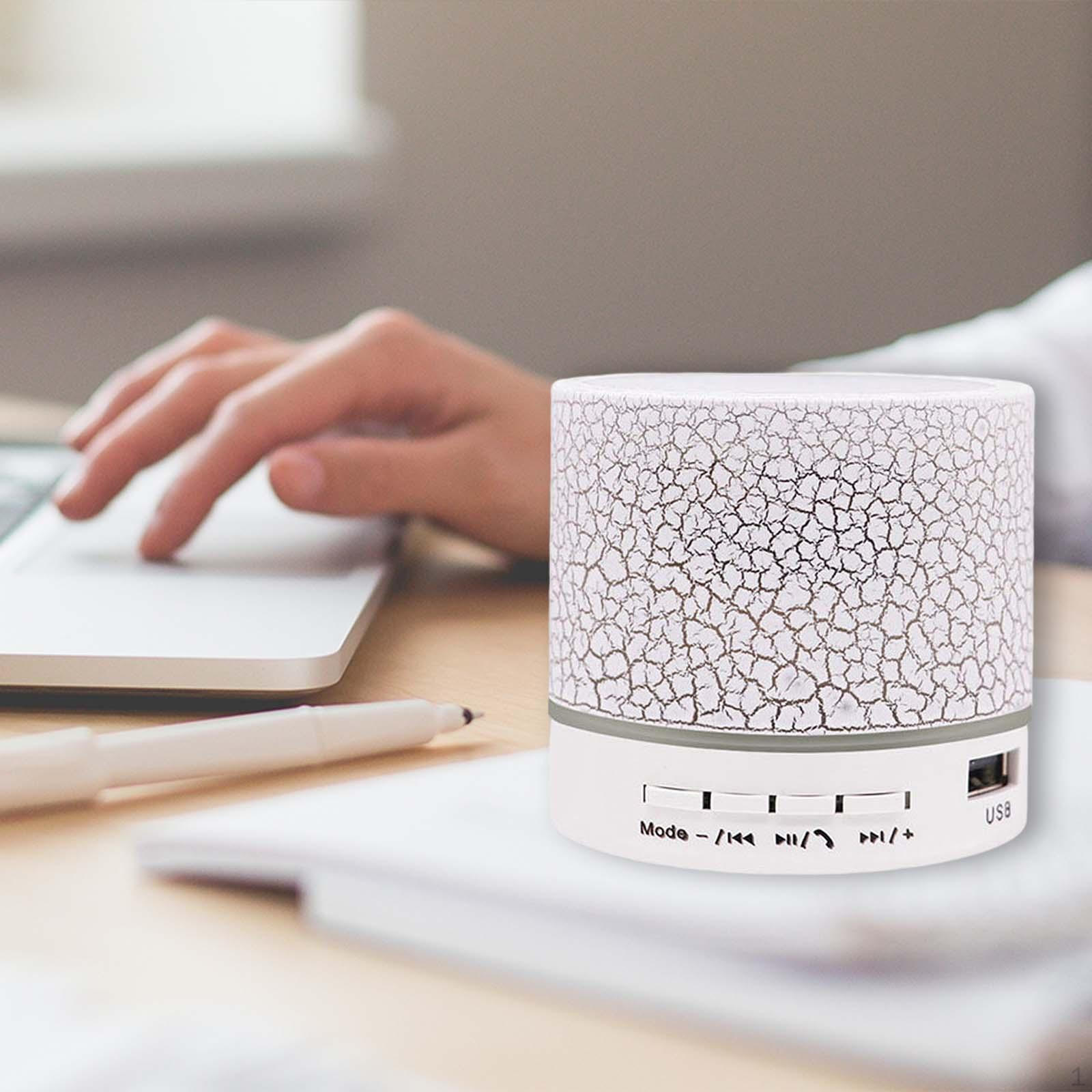 

A10 Speaker Laptop Tablet Pocket Size Pairing Compact Stereo Sound with Lighting Effect Loudspeaker