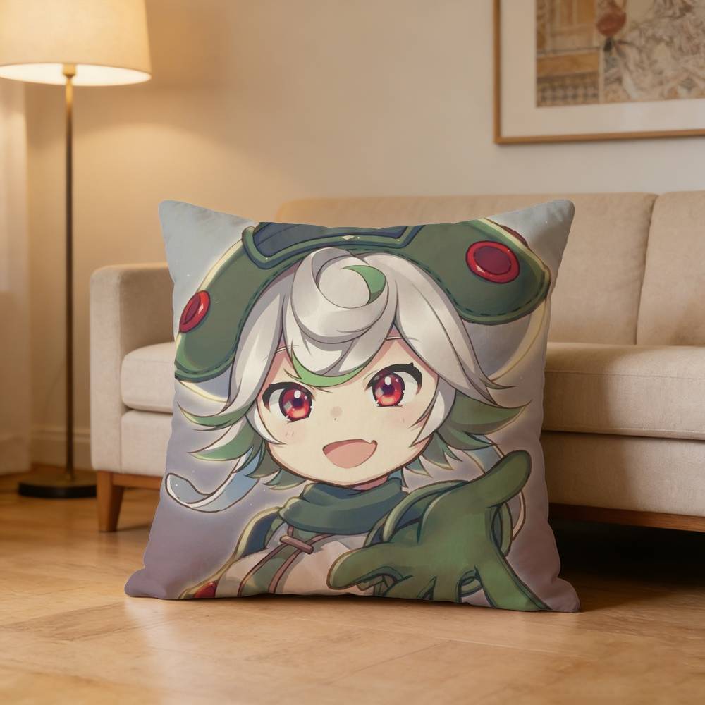 Anime MMade In Abyss Pillow Case Pattern Printed Pillowcase For Living Room Sofa Cushion Cover