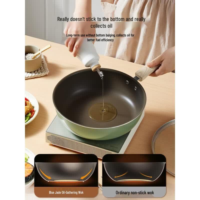COOKER KING 28cm Green Jade Lightweight Non-stick Frying Pan