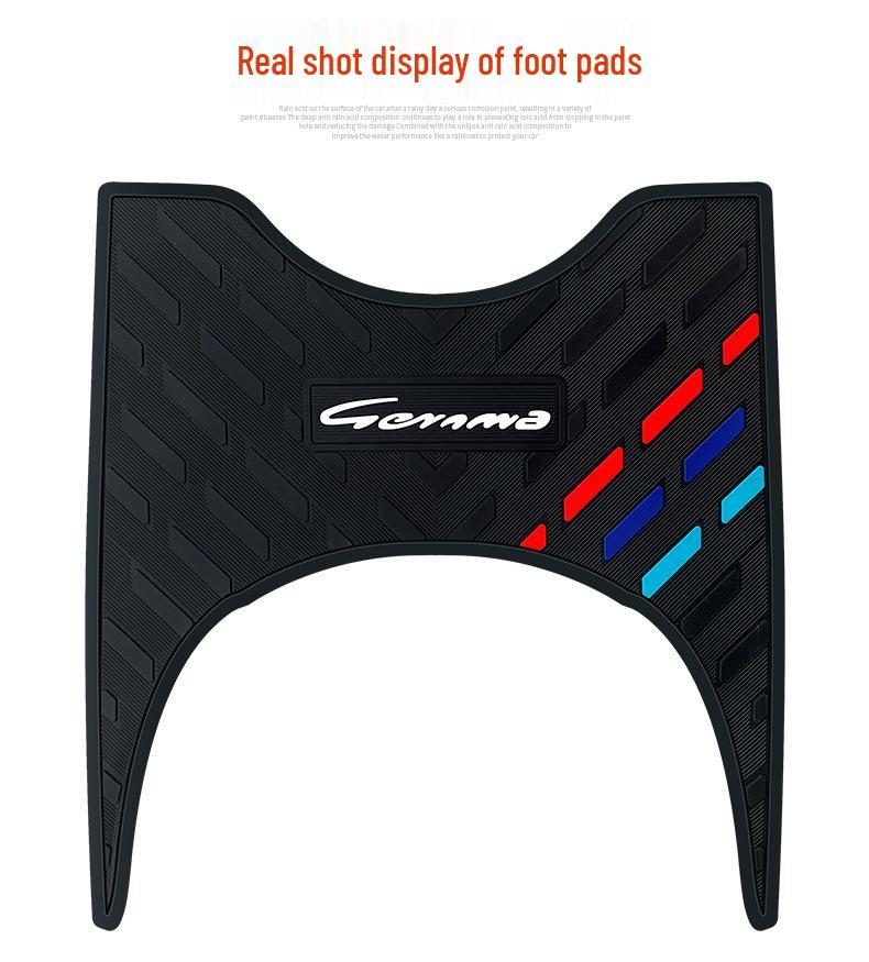 Kompatible Rikav 108 & American Motorcycle Rutschfeste Wasserdichte Fußstützen für Elektrofahrzeuge