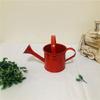 Brightly Colored Compact Watering Cans Galvanized Materials Heavy Duty Build Nonslip Grip For Terraces Plant Maintenance