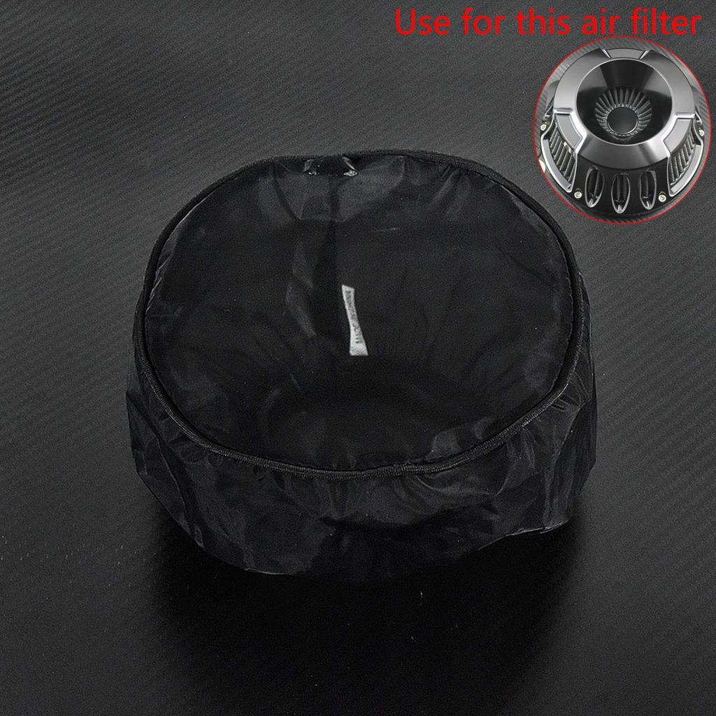 HDBUBALUS Harley Air Filter Rain Sock Cover for Harley Dyna Sportster Touring Softail