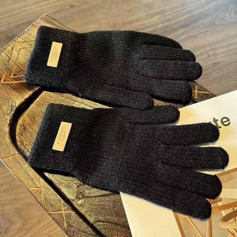 New Winter Cute Wool Gloves for Women, Winter Fingerless Cycling To Keep Warm, Fingerless Women