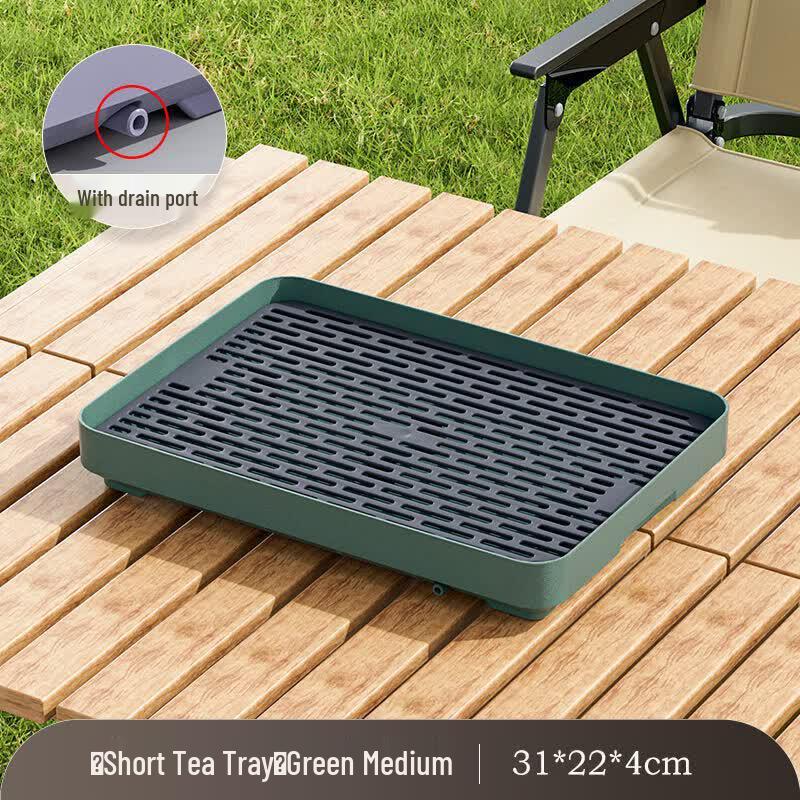 Qiwei Portable Double-layer Tea Tray