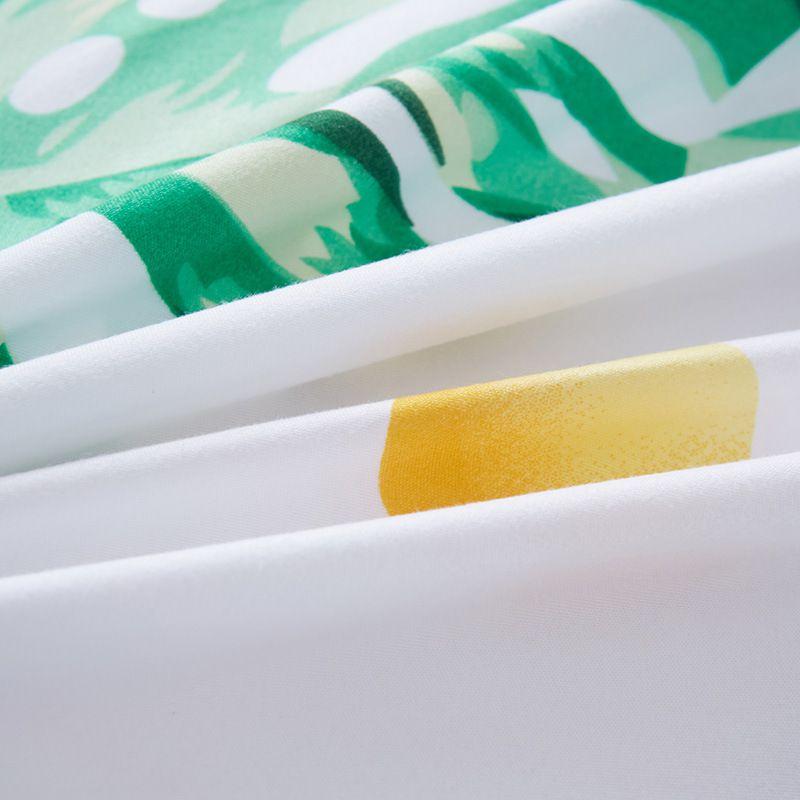 Ultra-soft Tropical Leaf Quilt Cover Doona Cover Duvet Cover Bedding Set Single Double King