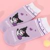 Kuromi Heart Children's Short Socks (1 Pair)