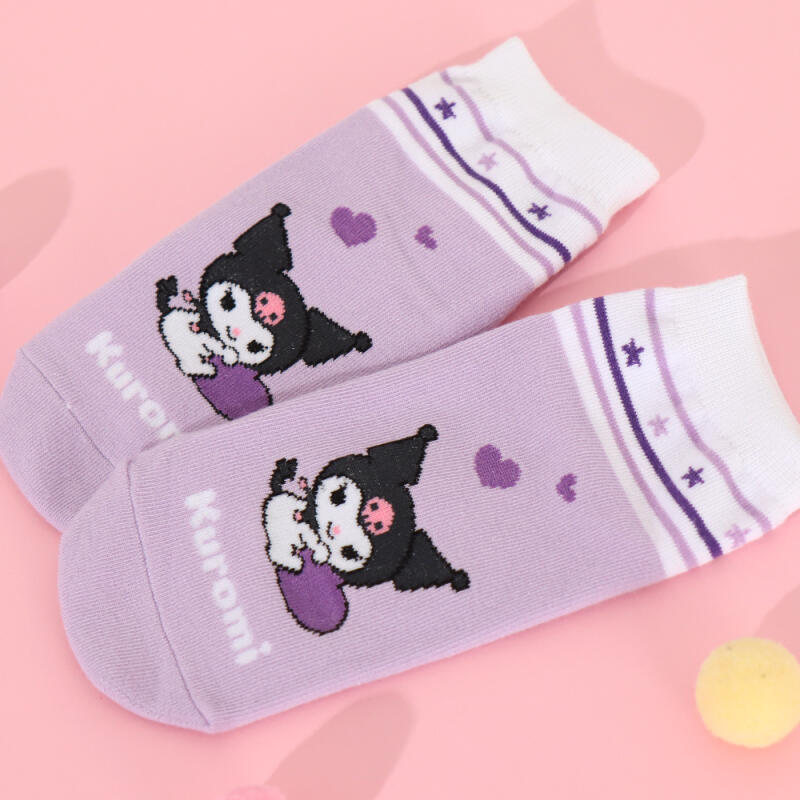 Kuromi Heart Children s Short Socks (1 pair) No. 5