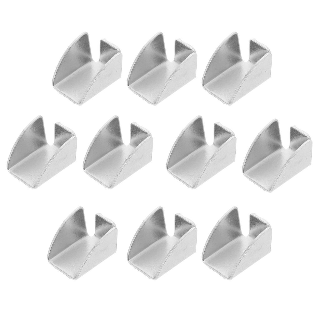 10 ks Klip na polici do kuchyně Podpora Kovový kolík do skříně Knihovna Úložný držák na spisy Držák Kovové kování