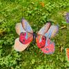 5pcs Large Garden Yard Planter Butterfly Double Layered Colorful Grounding Decoration Waterproof 3D Butterfly Stakes Butterfly