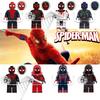 G0120 Superhero Building Blocks Spider-man Great Responsibility Suit In Red Cape
