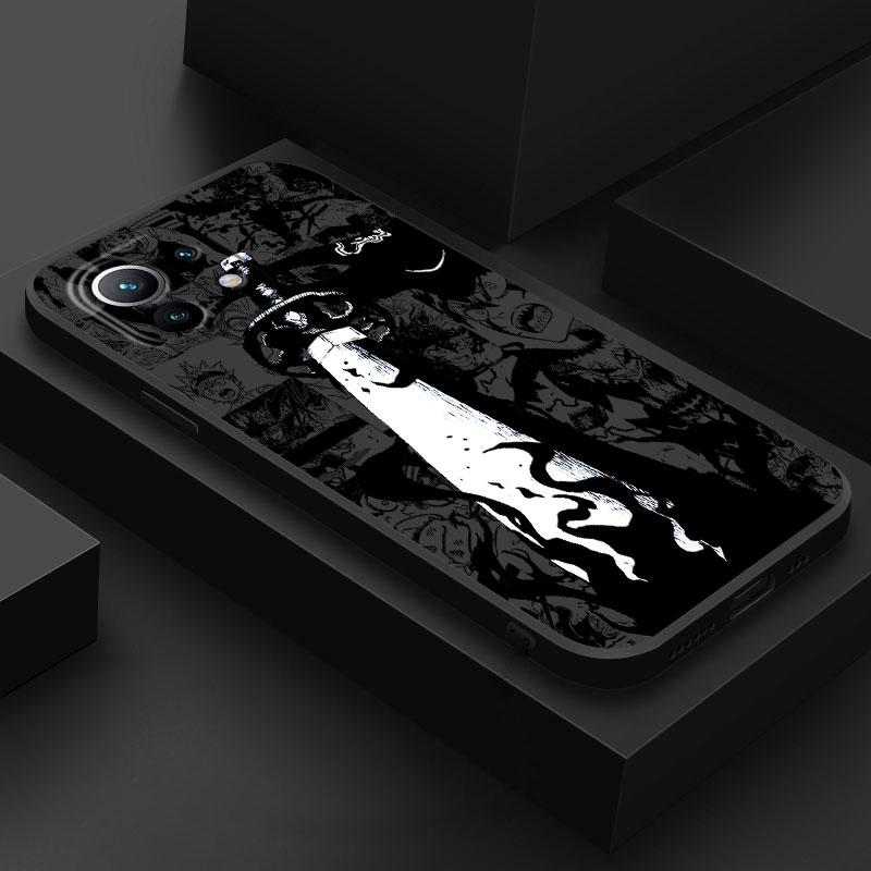 

Blacks Astas Clovers Logo Anime Phone Case For Xiaomi Poco X7 M7 Pro X3 X5 X6 M5 F6 Mi F7 15 Ultra 14T 13T 12T 11T 10T Pro Cover POCO F7 Ultra 5G