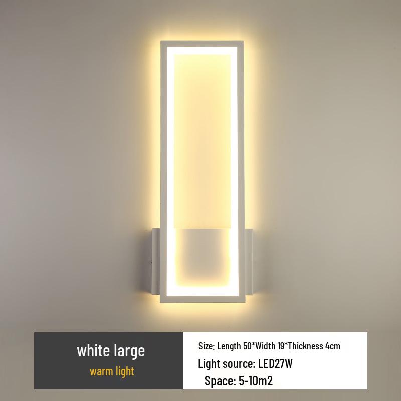 Modern LED Wall Lamp: Sleek Design for Bedroom, Living Room, and Hallway