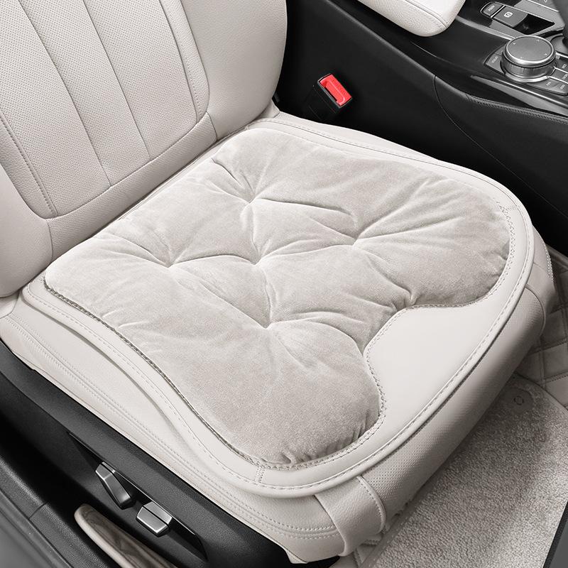 

Плюшевая подушка на сиденье автомобиля со спинкой - Утолщенная для тепла осенью/зимой