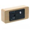Alarm Clock - AAA_BR - Digital LED - Imitation Wood - Thermometer - Alarm