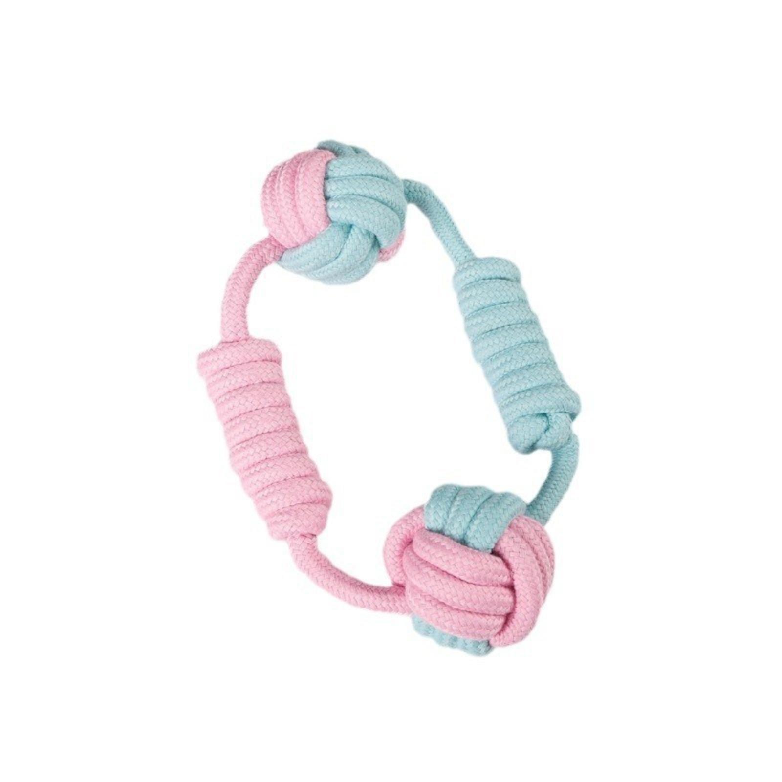 

Durable Dog Chew Toy Rope with Knots for Teeth Cleaning and Interactive Play Suitable for Medium and Large Dogs One Size