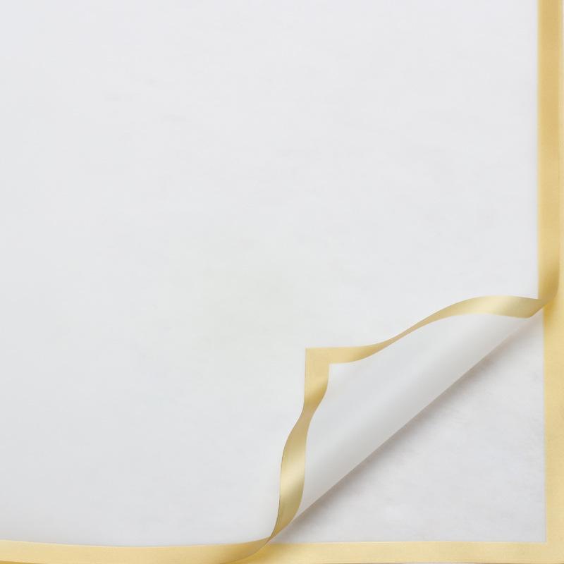 Roland Goldkante Wasserdichte Gelee-Folie Blumeneinwickelpapier