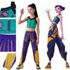 2025 New Cosplay Suit Devil Hunter K-pop Three-piece Suit Clothing Pop Singer Halloween Girls Skirts and Upper Garment Wear Set