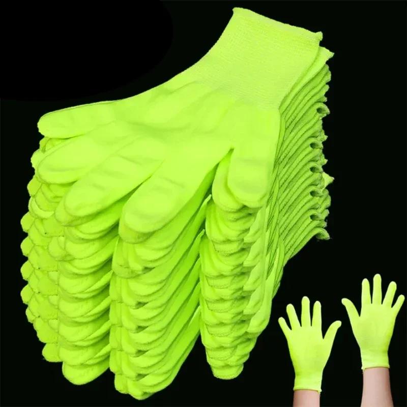 

1/5pairs Fluorescent Gloves Luminous Magic Party UV Bar Atmosphere Props Women Men Party Concert Glow in The Dark Neon Mittens 1pair зелёный