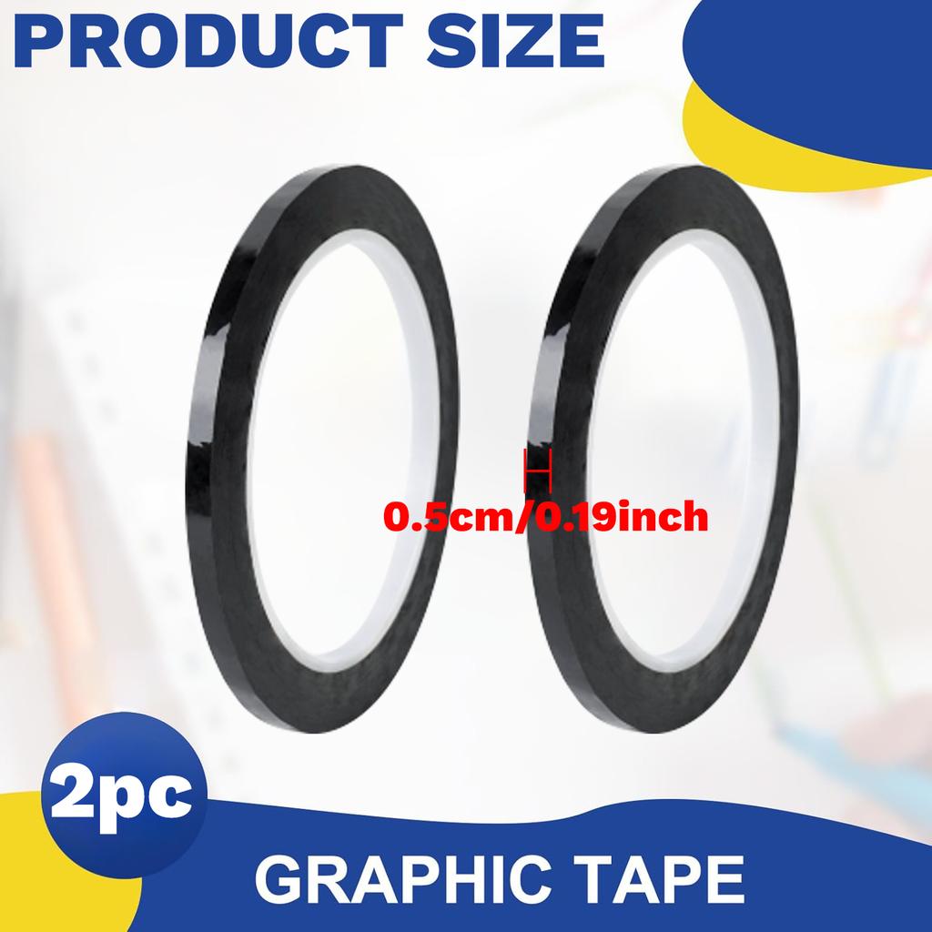 Black High-temperature Light-blocking Tape, PET Light Strip, LCD Screen Light-blocking, Mobile Phone Display
