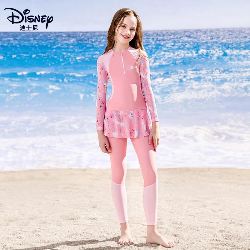 Disney Kids' Long Sleeve Split Swimsuit