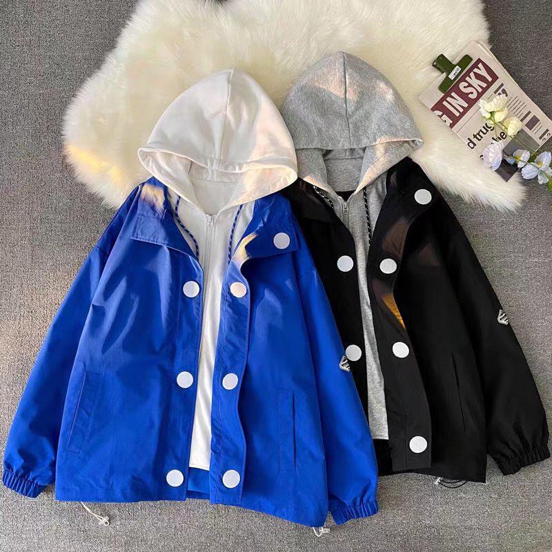 Men's Trendy Hong Kong Style Hooded Jacket - New for Spring and Autumn 2022