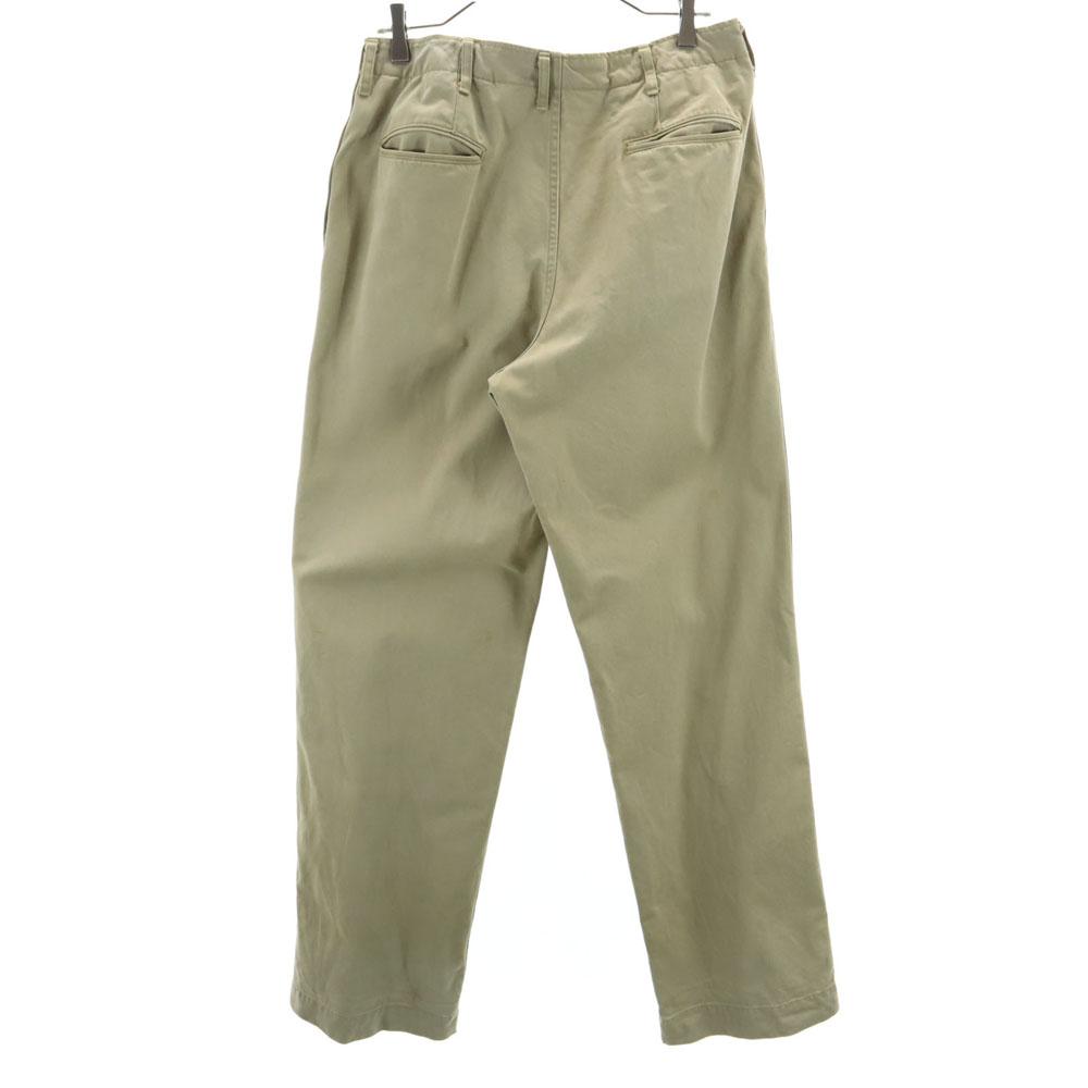 ARMY Replica Metal Button Chino pants W31 beige Button fly Men's Used