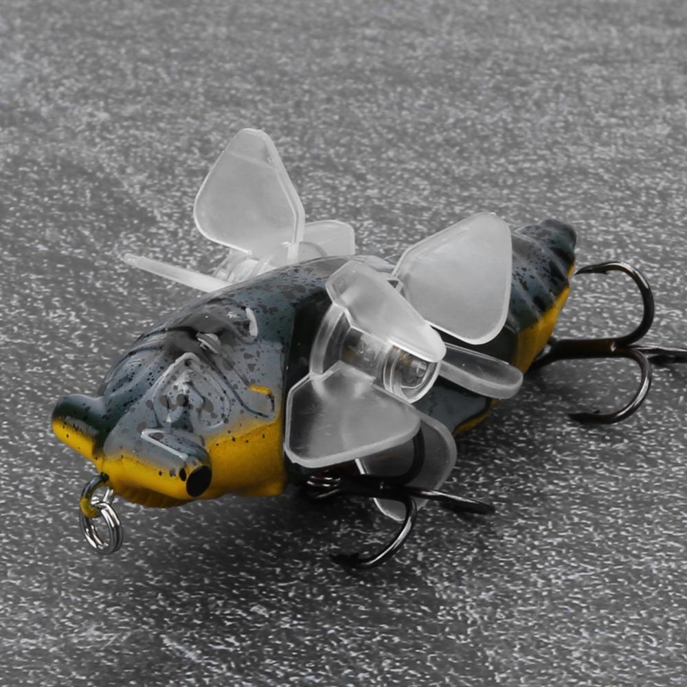 15.5g Bionic Cicada Lures 7.5cm Fishing Baits Durable Artificial Fishing Lures Lake Fishing