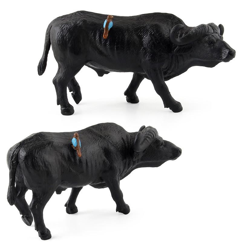 Buffalo Static Water Model Plastic Animal Figurine Educational Toy Children For