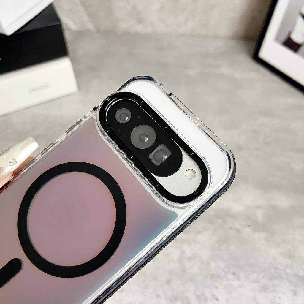 Robuste stoßfeste und rutschfeste Hülle für Google Pixel 9 10 Pro XL Magnetabdeckung, Nano-Beschichtung Anti-Oxidation & Farbverlauf