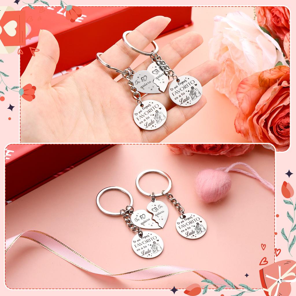 Couple Keychain, Valentine'S Day Gift. Perfect For Lovers, Anniversaries, And Other Special Occasions