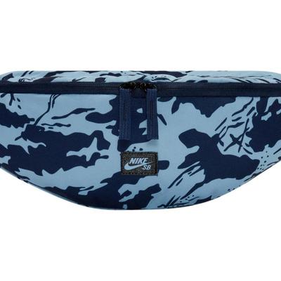 Torebka na pas z tkaniny Heritage Regular Unisex Granatowy/Mleczny Błękitny Casual DR5075-410