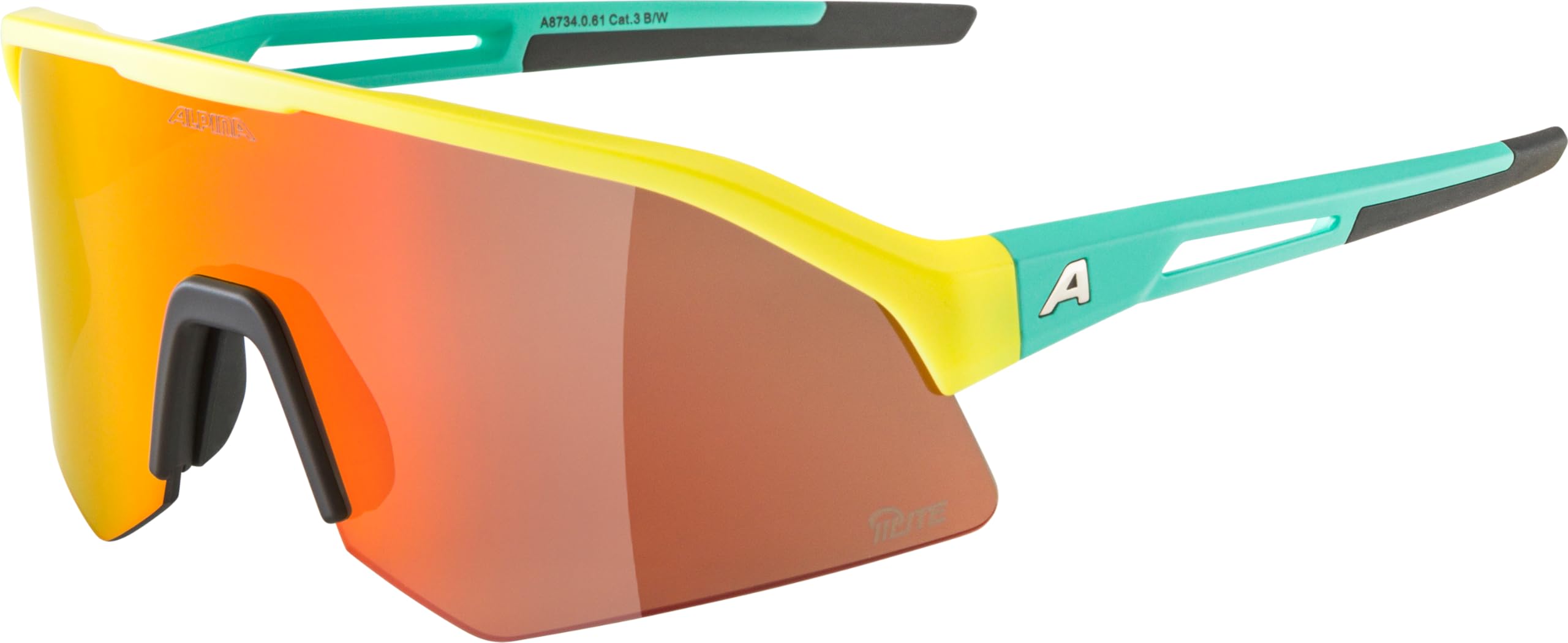 

Спортивные солнцезащитные очки с высококонтрастным зеркалом и противотуманной линзой SONIC HR [Alpina] Q-LITE